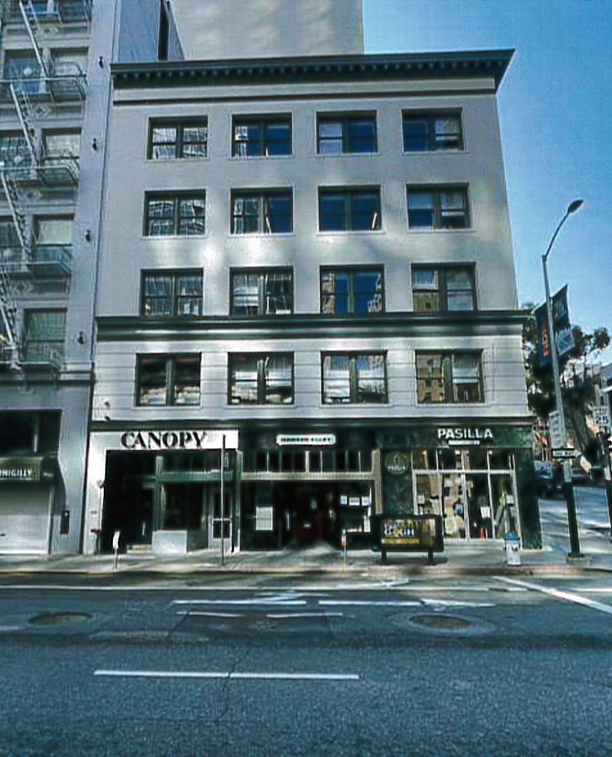 Kearny Street view of renovated exterior